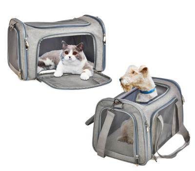 China Amazon Sustainable Hot Seller Soft-Sided Dog Pet Carrier Airline Approved Pet Carrier Travel Portable Folding Pet Bag for sale