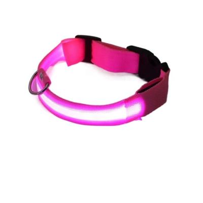 China Thoughtful Pet Led Light Glow Dog Collars, Pet Products Up Dog Cat Led Light Dog Collar, Led Nylon Dog Collar Pet Accessories for sale