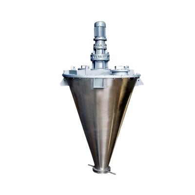 China Building Material Stores Vertical Spiral Belt Stainless Steel Double Spiral Plastic Conical Mixer for sale