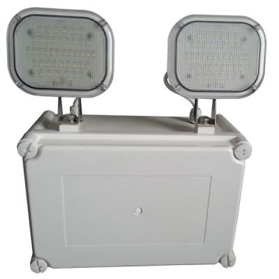 China IP65 luz del funcionamiento por batería del Ni-Cd de la emergencia del Gemelo-punto de la prenda impermeable LED en venta