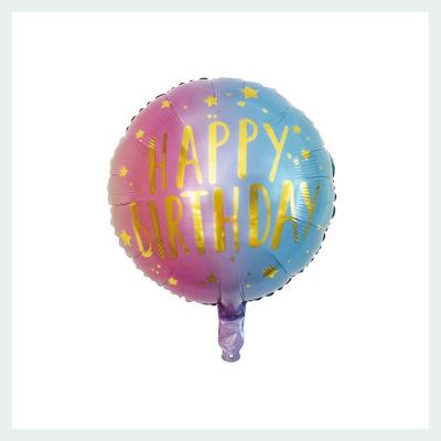 China Wholesale Happy Birthday Balloon Party 2022 Latest Iridescence Party Decoration Balloons Foil Balloon for sale