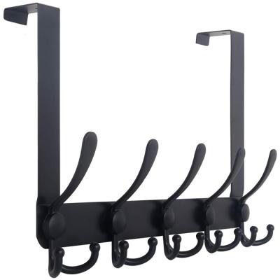 China Sustainable 5 Door Hanger Hook Coat Hanger Hook Over The Door Hook For Bathroom for sale