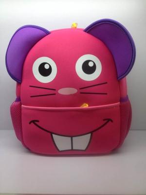 China 2016 hot sale kids animal neoprene backpack school bag for sale