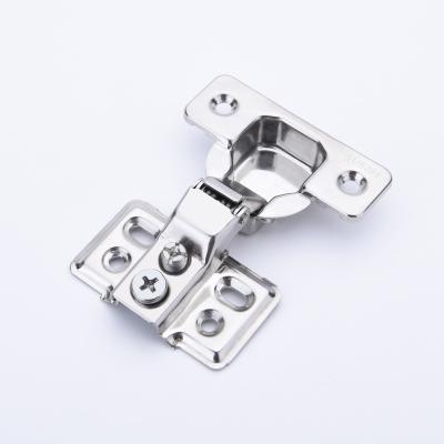 China Traditional Bisagra Stainless Steel Furniture Hinge 4 Holes Adjustable Short Arm Hinges Cabinet for sale