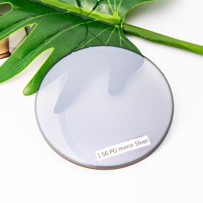 China Manufacturer 1.56 Photochromic Bi-Aspheric Gray Photo Mirror Silver Maat Optical Lens for sale