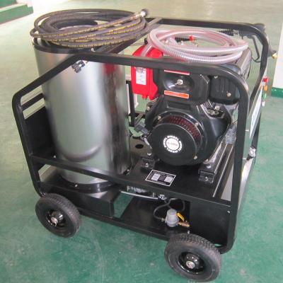 China Critical cleaning/residue-free diesel high pressure washing machine hot water clear with steam function for sale