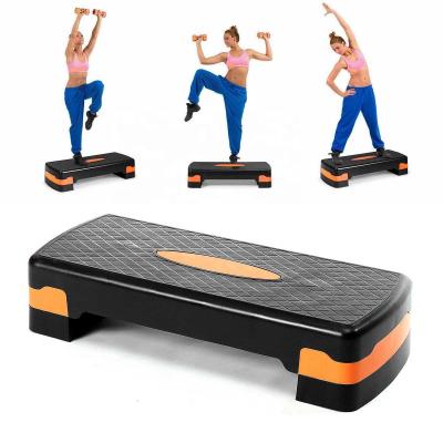 China Adjustable Private Label 68cm Length Sports Fitness Step Equipment Bodybuilding Aerobic Step Training for sale