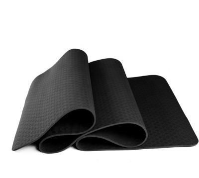 China Eco-Friendly Custom Durable Tape Yoga Mat High Quality Design Hot Sale Anti-Slip Washable Waterproof New With Strap Carry Bag for sale