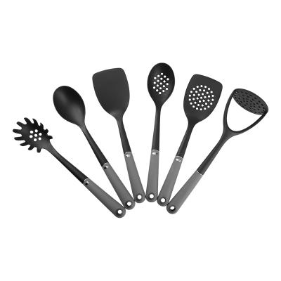 China 6pcs Amazon Viable Kitchen Utensil Set Heat Resistant Nylon Potato Crusher Spatula for sale