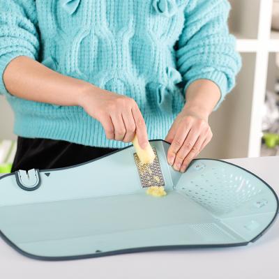 China Sustainable Ideal BPA Free Skid Free High Quality Camping Chopping Board Cutting Plate For Kitchen for sale