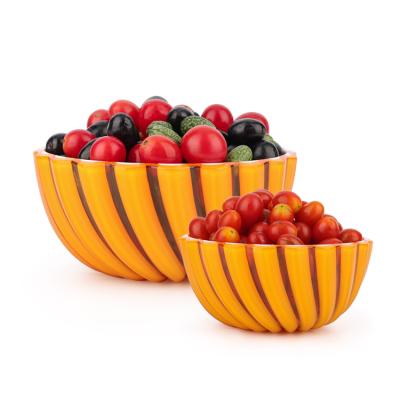 China Sustainable Food Grade Plastic Fruit Custom And Ramen Rice Soup Or Salad Bowl Environmental for sale