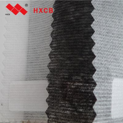 China High Quality Double Dot-Glued Adhesive Dot Nonwoven Fuse Interlining (6019W) POT SEAT from Suzhou Huaxin for sale