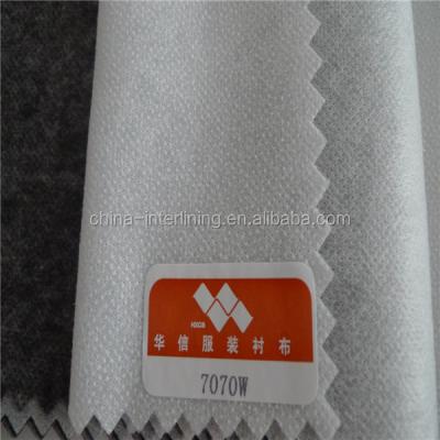 China Gray Lightweight Non Fusible Sewing Adhesive Connecting, Interlining Nonwoven Fabric for sale