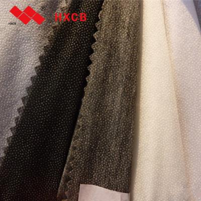 China PA Double Adhesive Dot Fusible Fusing Nonwoven Interlining Fabric For Mens Suit for sale