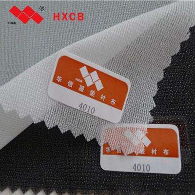 China Adhesive Warp Knitting 100% Polyester Interlining Fabric For Cloth for sale