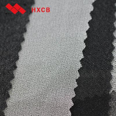 China 2019 Fabric Manufacturers Textile Materials Fusible Woven Interlining Shirt Apparel Lining for sale