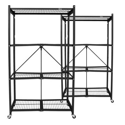 China High Quality Corrosion Protection OEM Multi-Layer Classified Metal Frame Kitchen Rack For Kitchen Storage for sale