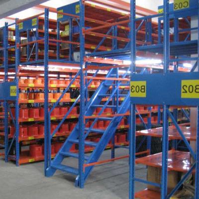 China Heavy Duty Multilevel Steel Storage Warehouse Mezzanine for sale