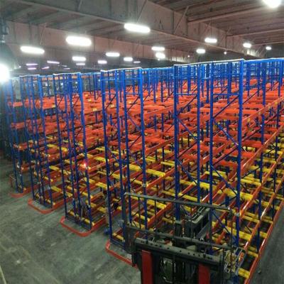 China Rustproof Even Narrow Aisle Pallet Rack / VNA Heavy Duty Racking System for sale