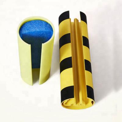 China Corrosion Protection Plastic Upright Pallet Rack Corner Post Guard Column Protector for sale