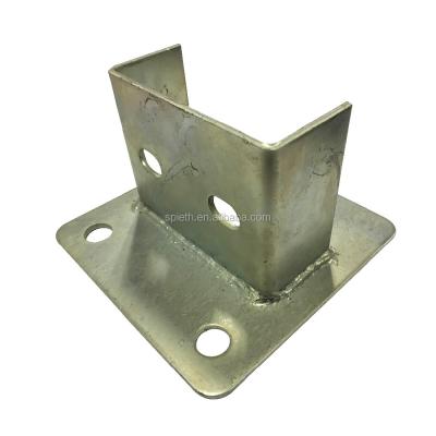 China Storage Rustproof Pallet Stretching Right Foot Baseplate for sale