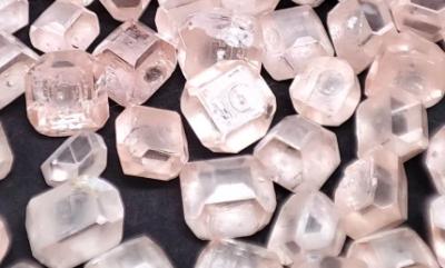 Cina Forma rotonda Rosa Vs Vvs grezzo non tagliato HPHT Diamante di grado industriale in vendita