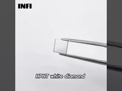HPHT white diamond