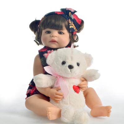 China Soft Toy KEIUMI Hot Sale 22 Inch Reborn Baby - Realistic Baby Doll Toy Fashion Doll For Children Full Body Silicone Girl's Day Gifts for sale