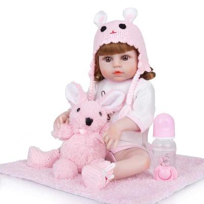 China Soft Toy Keiumi 19 Inch 49 Cm Full Body Silicone Doll Kids Best Friend Silicone Reborn Doll for sale