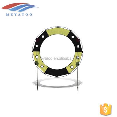 China STEERING WHEEL Diameter 7ft Black And Yellow Keyhole Air Race Door For FPV Drone Racing for sale