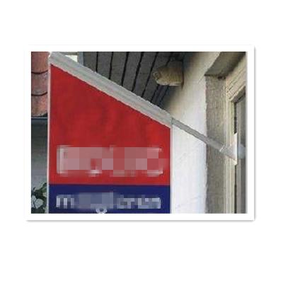 China Best FLYING Ice Cream Shop Promotion Wall Sale Flags With Bracket for sale