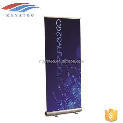 China Banner Stand 80X200Cm One Foot Aluminum Roll Up Banner Stand Advertising Equipment For Sale for sale