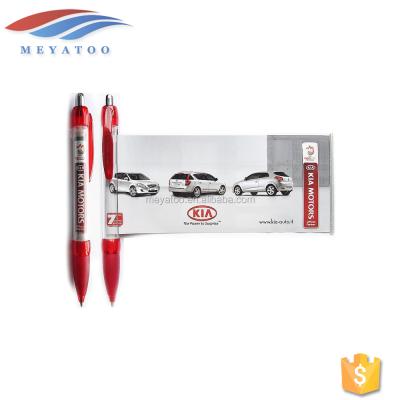 China Promotional Custom Cheap Banner Flag Roller Pen Professional Gifts Pull Out Banner Ballpoint Pen for sale