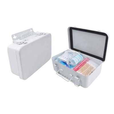 China Factory 5 Person Metal Home First Aid Kit Box Wholesale Wall Mounted First Aid Box Customize Logo First Aid Kit Te koop