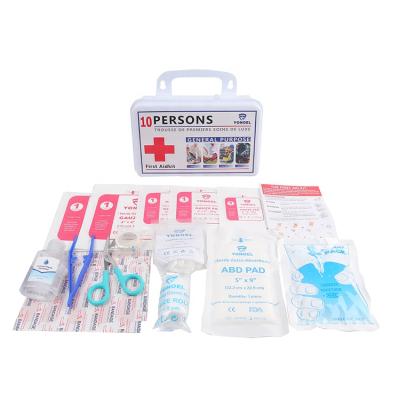 中国 Wholesale Medical White Plastic Box First Aid Kit Home Office Portable Medical First Aid Factory Products First Aid Waterproof Bag 販売のため