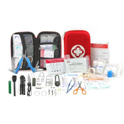 China Medical First Aid Kit Outdoor Portable Outdoor Camping Bag EVA Survival First Aid Survival Kit First Aid Survival Kit en venta