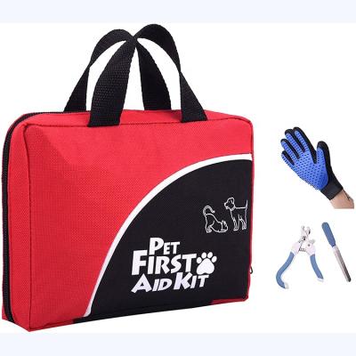 China Pet First Aid Kit Bag Outdoor Emergency Medical Outdoor Waterproof First Aid Kit Bag For Dog en venta