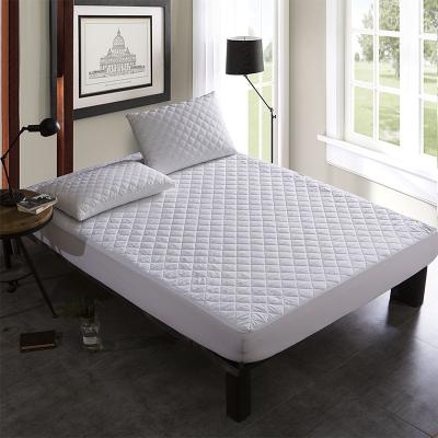 China Anti-dustmite Waterproof White Waterproof Mattress Cover Mattress Topper Mattress Protector for sale