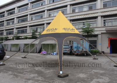 China High peak single outdoor star shaped canopy tent display event tent for sale