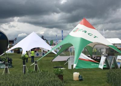 China Single peak display star shaped canopy tent outdoor expo tent for business event for sale