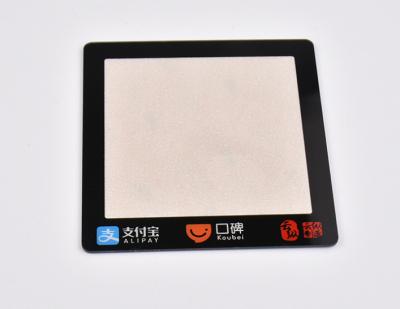 China Custom Silk Printing PC Touch Front Panel Graphic Overlay POS Machine Screen Panels for sale