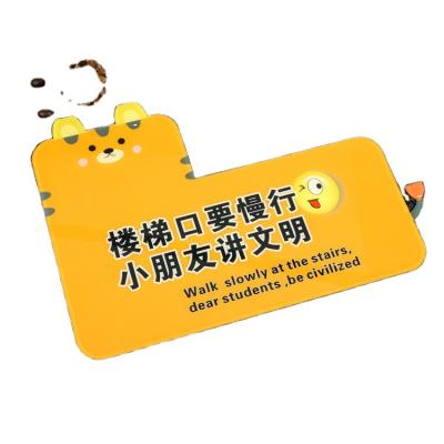 China Factory Direct Supply Electronic Product Accessory In Acrylic Plastic Panel Sign Printed Label for sale