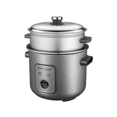 China Hot Selling Rice Porridge Stew Cylinder Non Stick Inner Pot Mechanical Electric Steamer Rice Cooker With Steamer for sale