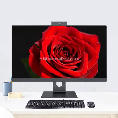 China Speaker Factory Original Wandong Design K6 DVD 24 Inch PC AIO Core i3 i5 i7 Core i3 i5 i7 Processor 8GB RAM 256GB SSD All In One PC for sale