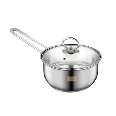 China Viable Professional Production Stainless Steel Pot Set Wholesale Soup Milk Casserole for sale