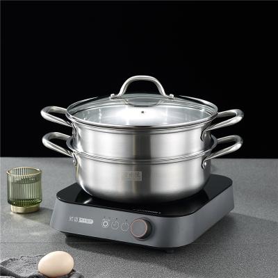 China Guaranteed viable quality cookware dimsum food stainless steel sole steamer for sale