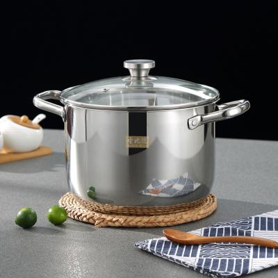 China Professional Manufacture Sustainable Cheap Cooking Stainless Steel Soup Pot for sale