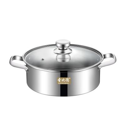 China Sustainable Factory Wholesale Cooking Stainless Steel Soup Pot for sale