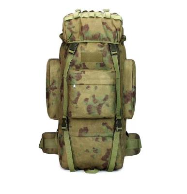 China Large capacity backpack Camouflage camping tactical bag folding backpack waterproof outdoor travel bag for sale