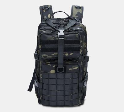 China 45L Assault Waterproof Waterproof Canvas Backpack Mochila Outdoor Hiking Men's Tactical Backpack for sale